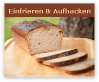 Einfrieren und Aufbacken